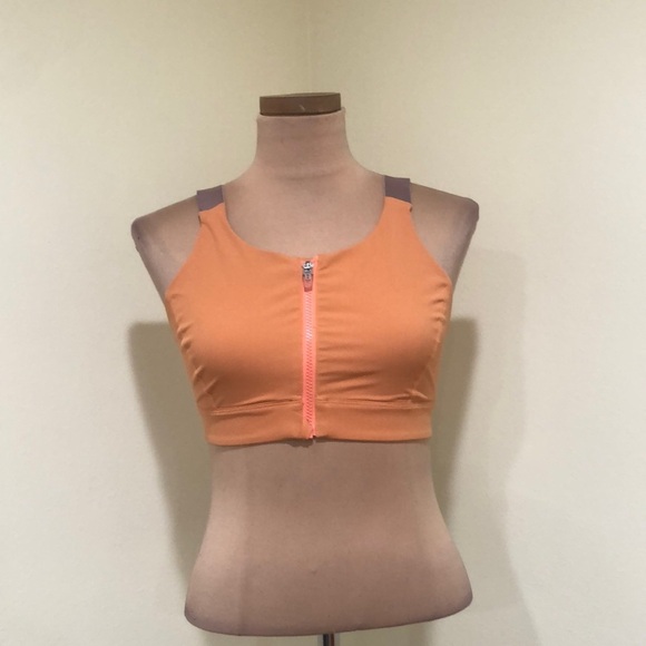 Outdoor Voices Sports Bra Size Small Medium Orange - Picture 2 of 9